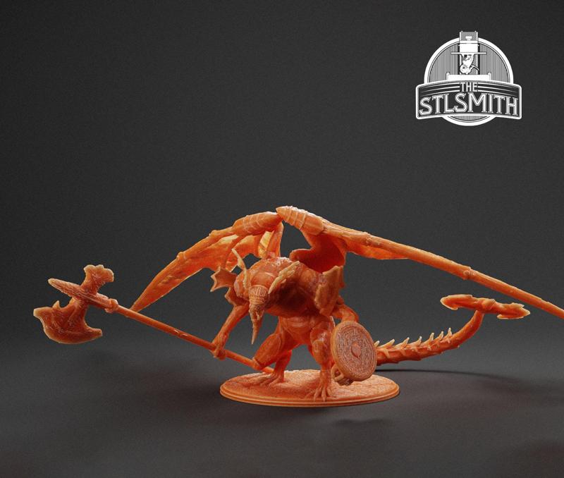 Bell Gargoyle Dark Souls Miniature STL
