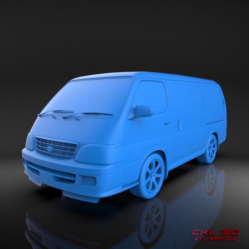Toyota Hiace PassengerVan JP SPEC 1999 STL PRINTABLE