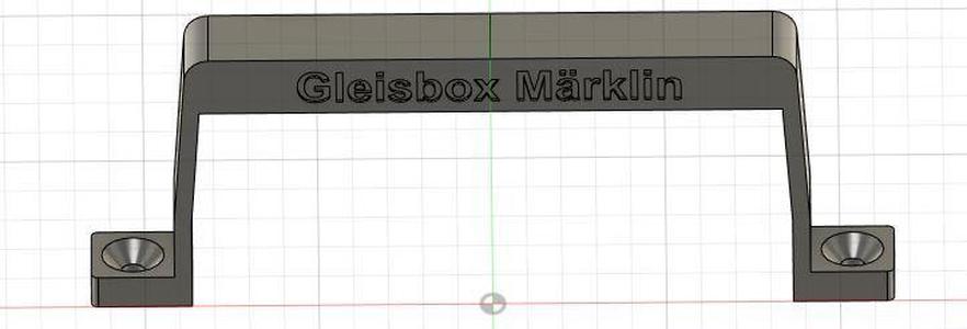 Gleisbox Halter Märklin 601132 60116 / Track box halter Märklin 601132 60116