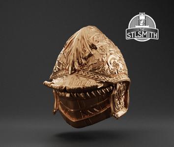 Banished Knight Helm Elden Ring Life Size Prop STL
