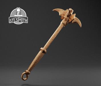 Dragonbone Mace Skyrim Life Size Prop STL