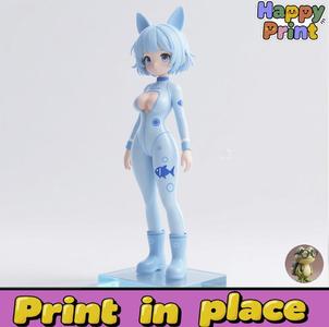 Anime Girl Sculpture