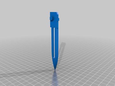 dull blade for the knife