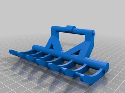 Bruder Bucket Hinged Forks for Telescopic Loaders
