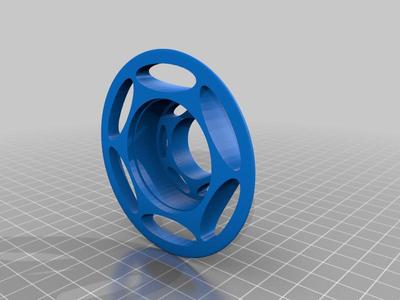 Spool holder with threaded rod not only for Anett a8 plus