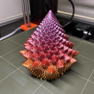 Fractal Pinecone (tree) sliced