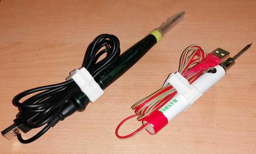 Soldering cable clip