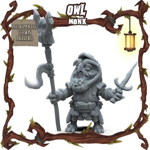 Owl Folk Monk