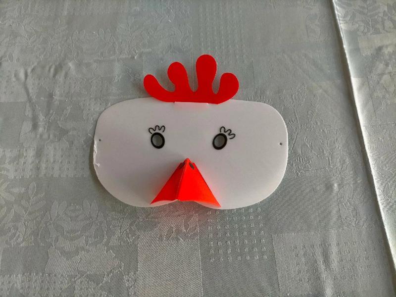 Masque de poule - chicken mask   