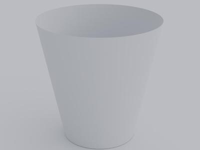 White Vase-y Trashcan!
