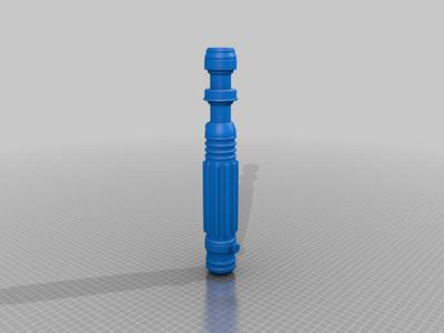 Light Saber Hilt Mix of Windu's and Luke's Hilt