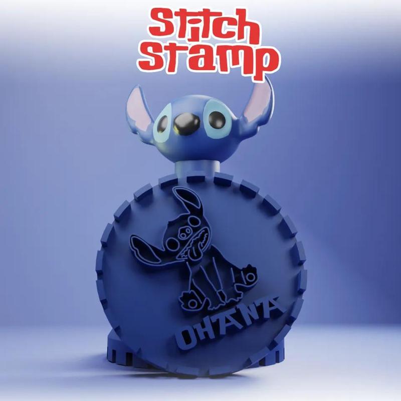 Sello de Stitch "Ohana"   