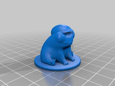 Fred the Frog but he's a farmer