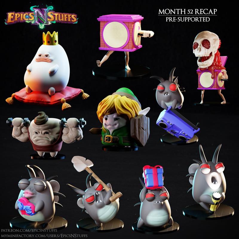 Epics 'N' Stuffs Month 52 Releases - pre-supported