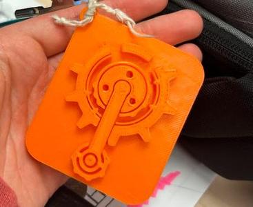 VI tattoo keychain