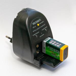 Battery holder for VOLTCRAFT P9-2 9V charger