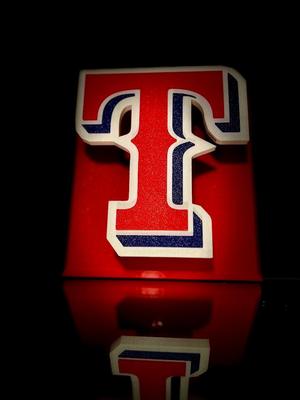 MLB Texas Rangers Floating Logo Sign
