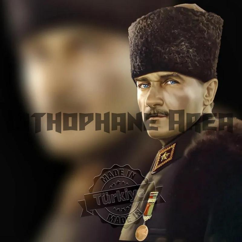 Mustafa Kemal Atatürk Lithophane   