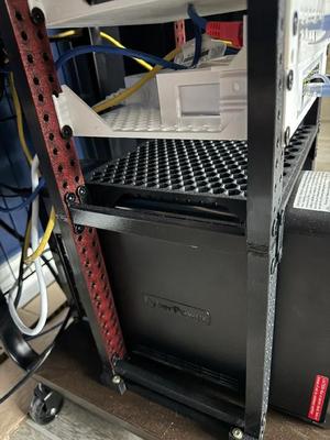 Dog bone for 10 inch server rack   