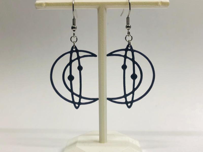 Moon earrings #3