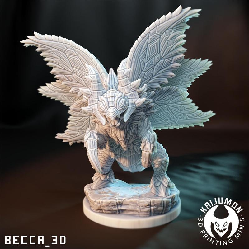 Kaijumon Past Fire Moth