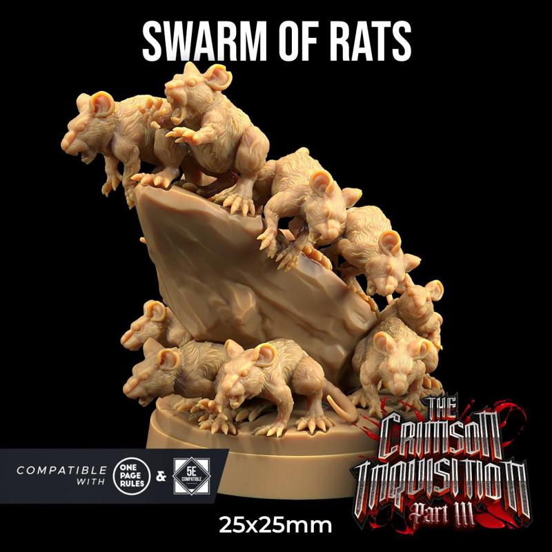 Rat Swarm | PRESUPPORTED | Crimson Inquisition Pt. 3