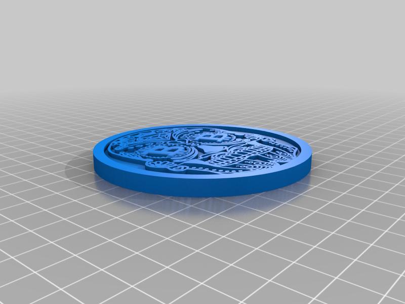 Bitcoin Calavera Coaster