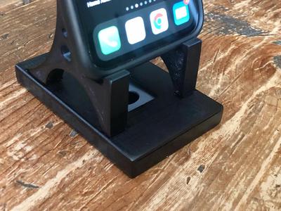 Business card dispenser and phone stand   
