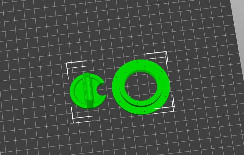 Threaded Passthrough w/Cable Gap   