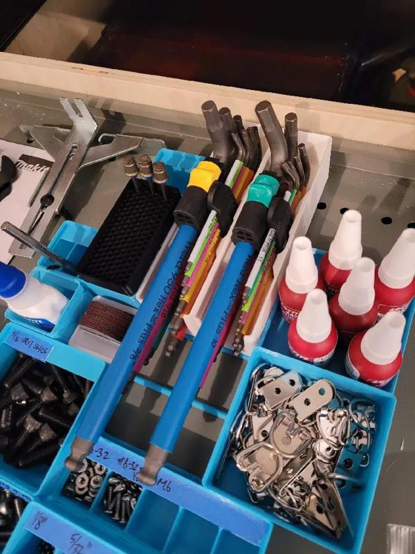 Gridfinity Wera L-key holder   