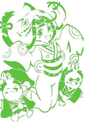 Monster strike stencil