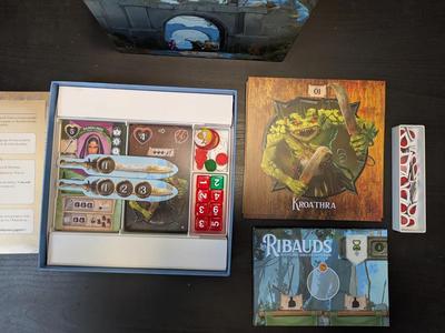 Les Ribauds - Aventures Solo en Austerion - Boardgames Insert   