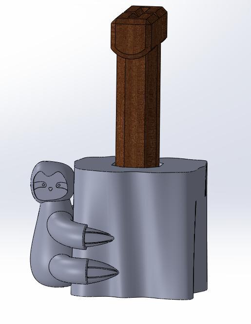 Sloth Ornament | Tippi Tree Ornament Tool (Tippi Tipmas Tree Contest)