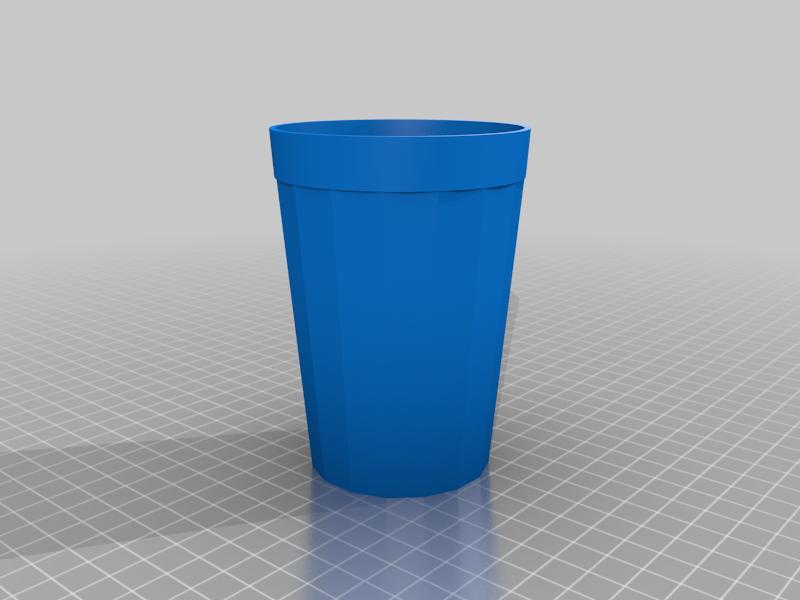thick glass tumbler