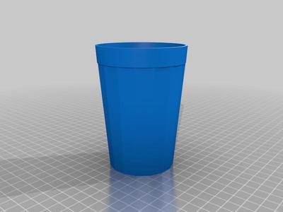 thick glass tumbler