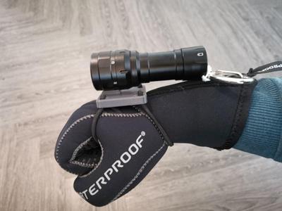 Bungee Goodman Handle for Wurkkos DL07 V3 (Scuba Diving Light)