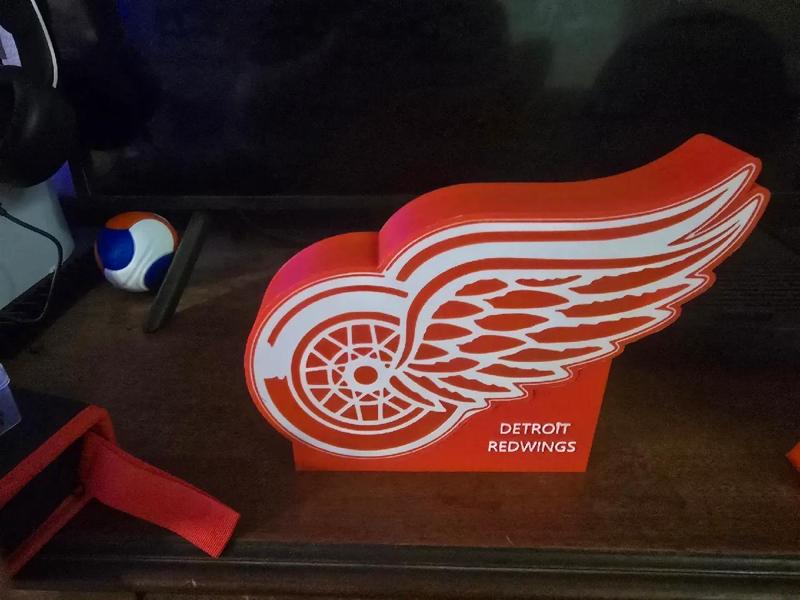 DETROIT RED WINGS LIGHT BOX   