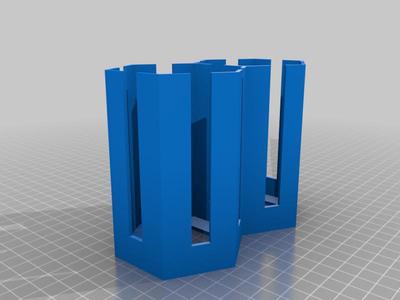 Two-Unit White Organizer