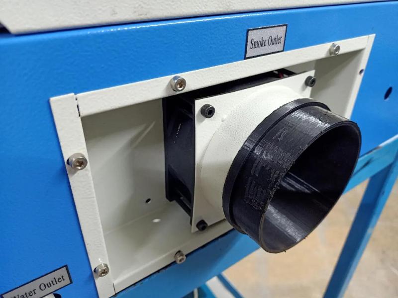 Adaptador salida humos (Smoke outlet adapter)   