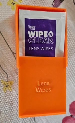 Lens Wipes Travel Case   