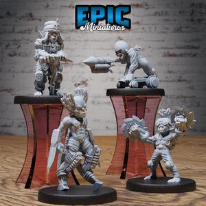 Steam Goblin Set / Goblinoid Construct / Green Skin Steampunk / War Machine / Evil Ogre Tech / Battle Robot / Siege Servant