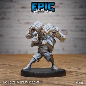 Steam Goblin Boxer / Goblinoid Construct / War Machine / Green Skin Steampunk / Evil Ogre Tech / Battle Robot / Siege Servant