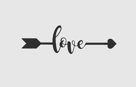 Valentine Love arrow