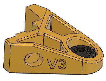 Gold Series Leadscrew guides for use with VenterMechs on Rat Rig V-Core 3