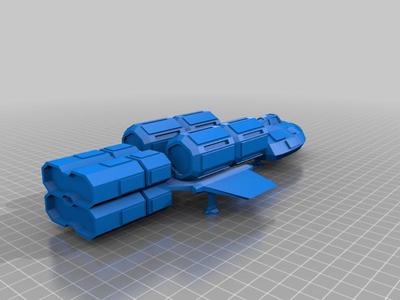 Courier Singleship (small freighter spaceship)