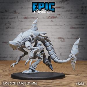 Steam-Tech X1100 Sharknator / War Construct Shark / Water Battle Robot / Cyberpunk Swimmer / Infantry Machine / Steampunk Predator Tech / Siege Servant