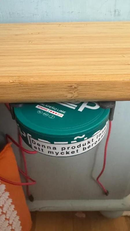 Snus/Zyn Can Desk Holder   