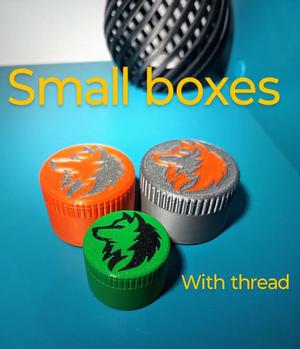 Small box with thread   