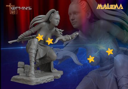 WARRIOR FOR TABLETOP RPG