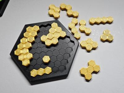 Hex puzzle 5x5 - lvl hard